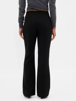 Low Rise Twill Flare Pants