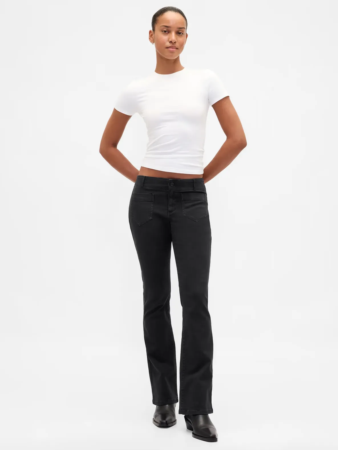 Low Rise Twill Long & Lean Pants