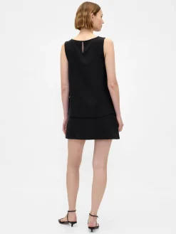 Low Rise Twill Mini Skort