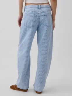 Low Rise UltraSoft Barrel Jeans