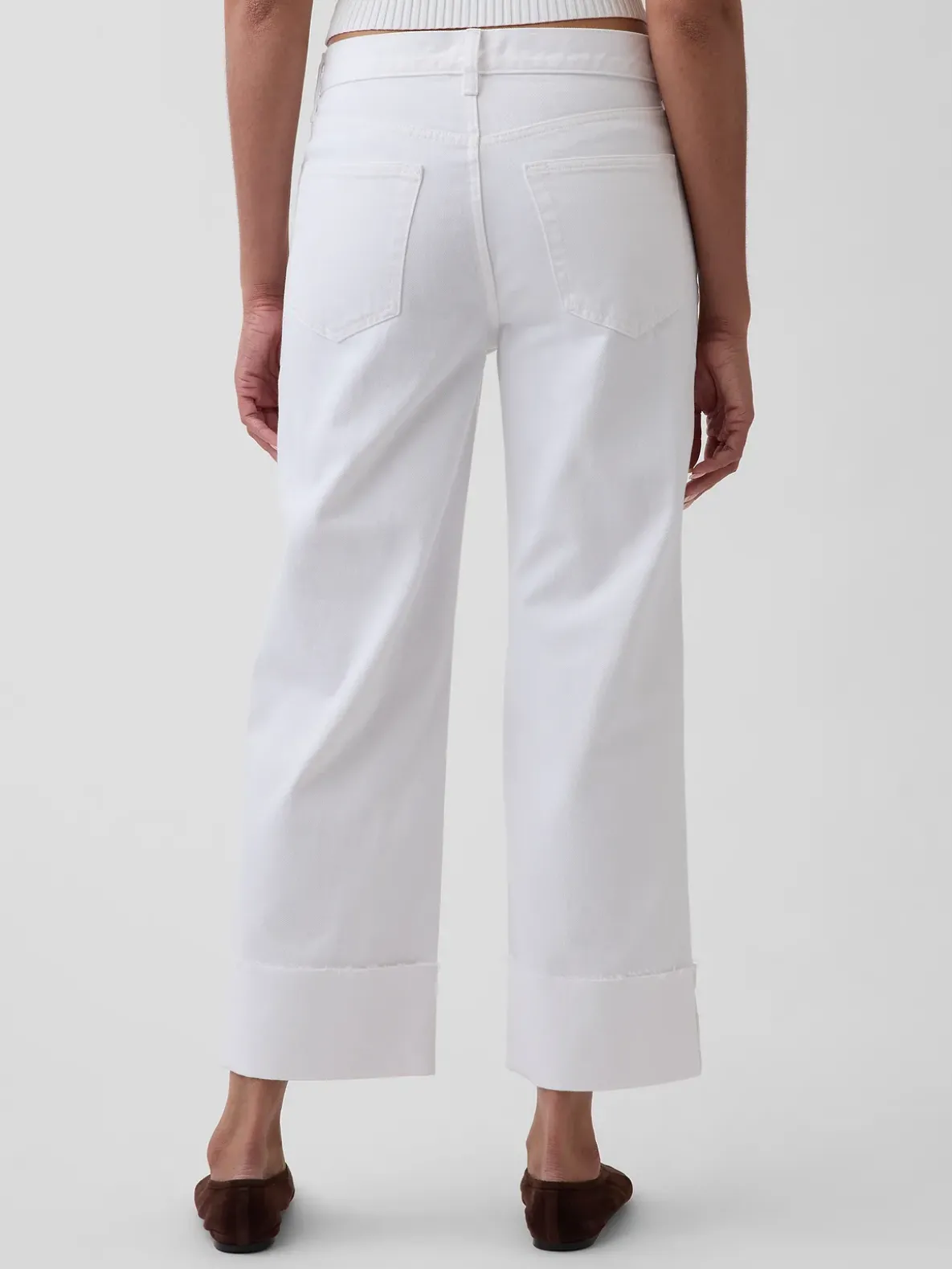 Low Slung Relaxed Crop Jeans