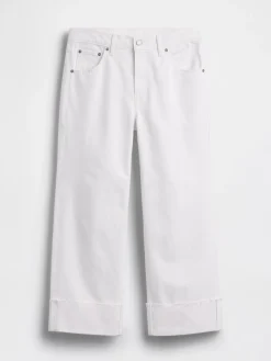 Low Slung Relaxed Crop Jeans