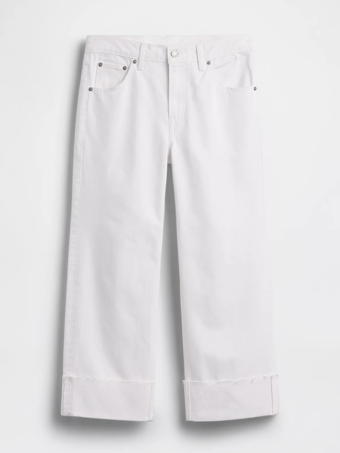 Low Slung Relaxed Crop Jeans