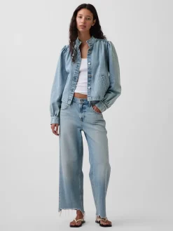 Low Slung Relaxed Crop Jeans