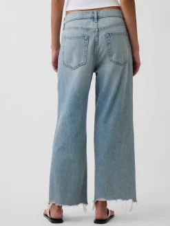 Low Slung Relaxed Crop Jeans