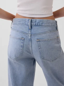 Low Slung Relaxed Crop Jeans