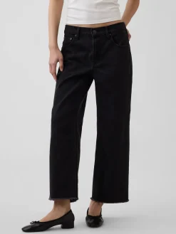 Low Slung Relaxed Crop Jeans