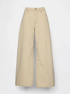Low Slung Stripe Extra Baggy Jeans