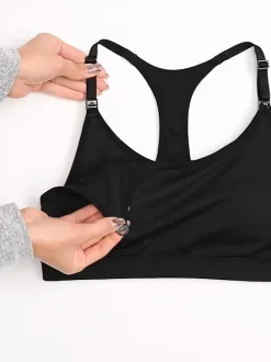 Maternity Blackout GapFit Low Impact Sports Bra