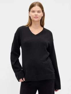 Maternity CashSoft V-Neck Sweater