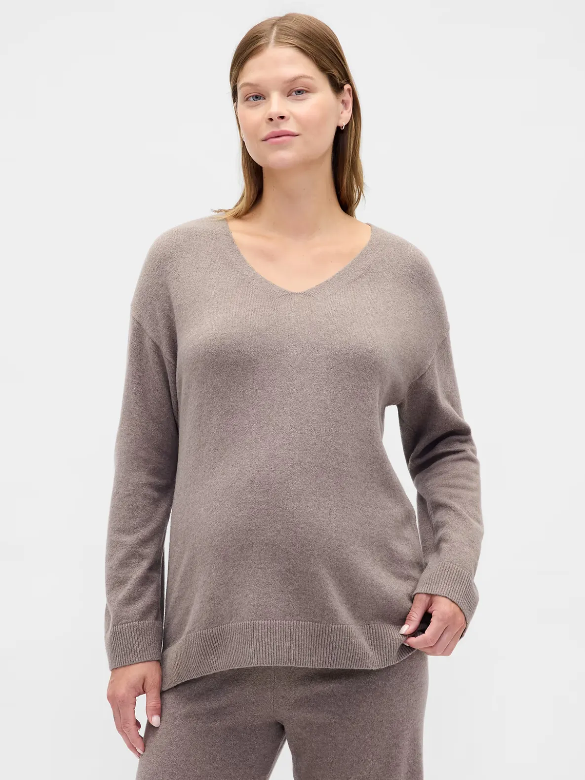 Maternity CashSoft V-Neck Sweater