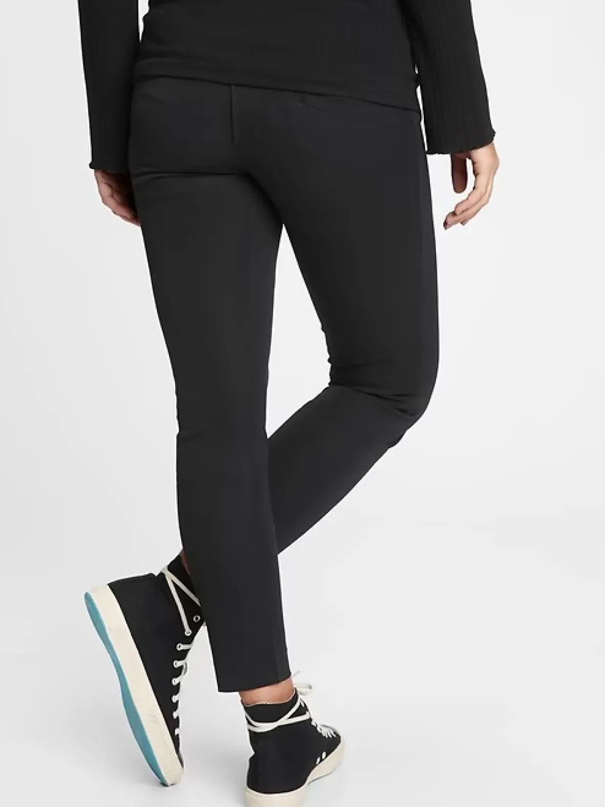 Maternity Full Panel Skinny Pants with Bi-Stretch