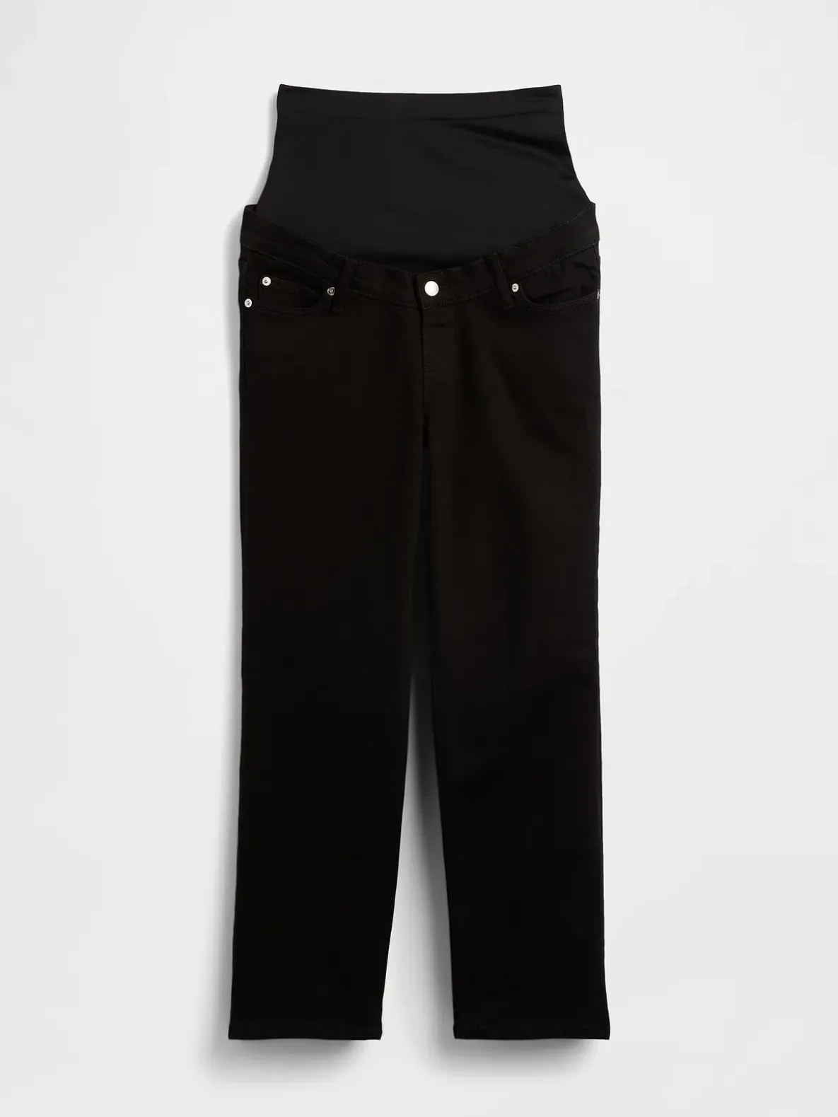 Maternity Full-Panel Straight Jeans