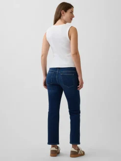 Maternity Full-Panel Straight Jeans