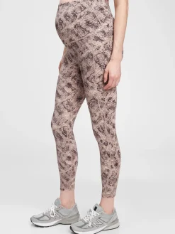 Maternity GapFit Full Panel Full Length Leggings in Sculpt Compression