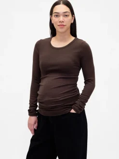 Maternity Modern Crewneck T-Shirt
