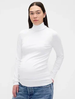 Maternity Modern Turtleneck Shirt