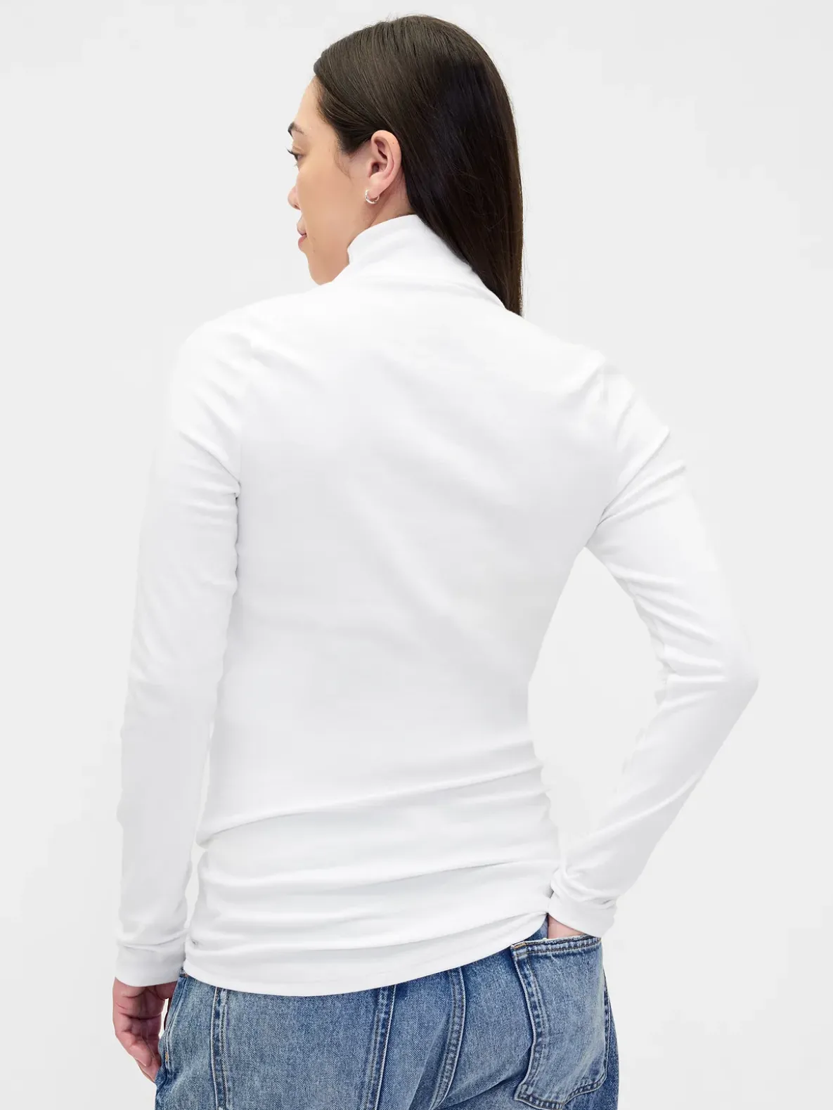 Maternity Modern Turtleneck Shirt