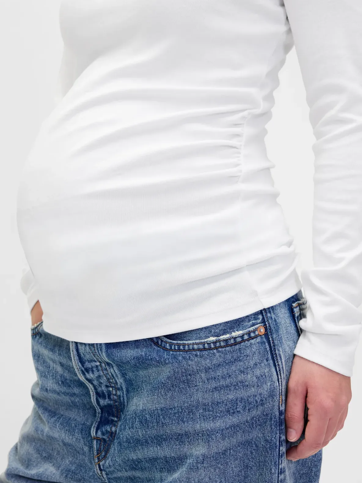 Maternity Modern Turtleneck Shirt