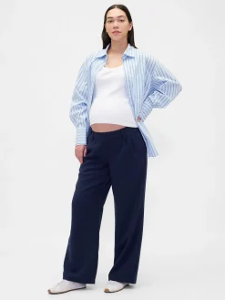 Maternity Under Belly 365 Wide-Leg Trousers