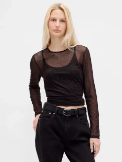 Mesh Crop T-Shirt