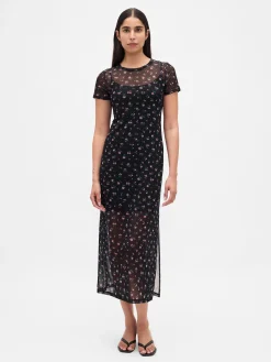 Mesh Maxi Dress
