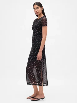 Mesh Maxi Dress
