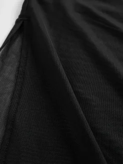 Mesh Midi Skirt