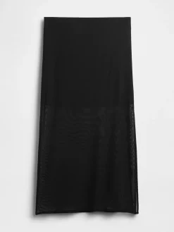 Mesh Midi Skirt