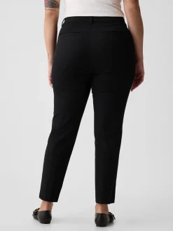 Mid Rise BiStretch Slim Ankle Pants