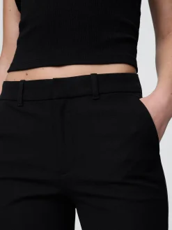Mid Rise BiStretch Slim Ankle Pants