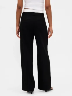 Mid Rise Double-Waist Pants
