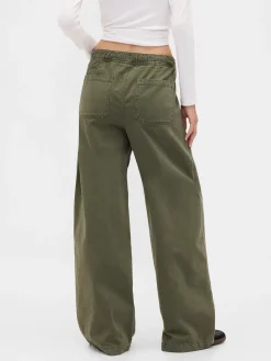 Mid Rise Easy Baggy Pants