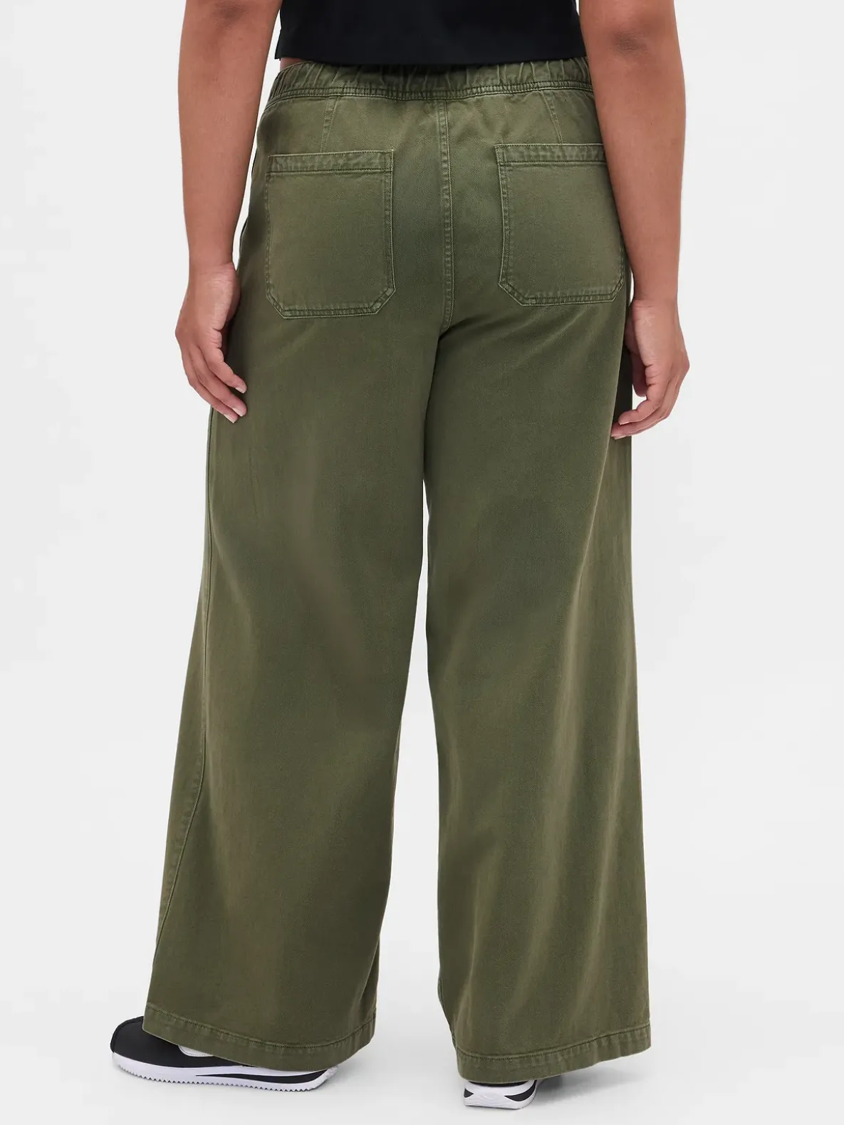 Mid Rise Easy Baggy Pants