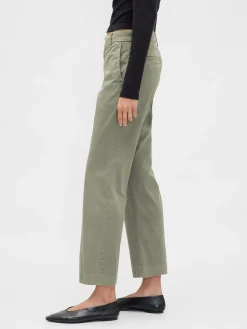 Mid Rise Khakis