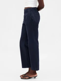 Mid Rise Khakis