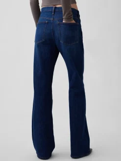 Mid Rise Relaxed Flare Jeans