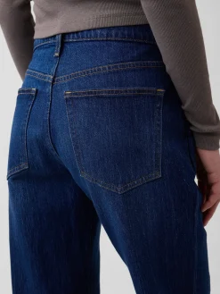 Mid Rise Relaxed Flare Jeans