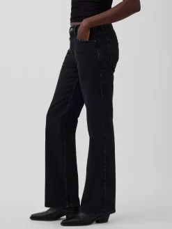 Mid Rise Relaxed Straight Jeans