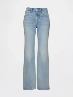 Mid Rise Rigid Relaxed Flare Jeans