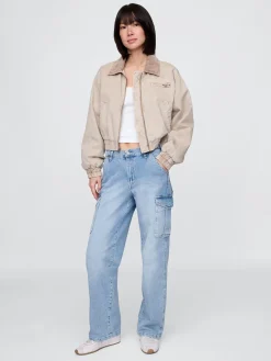Mid Rise '90s Loose Cargo Jeans