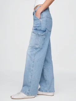 Mid Rise '90s Loose Cargo Jeans