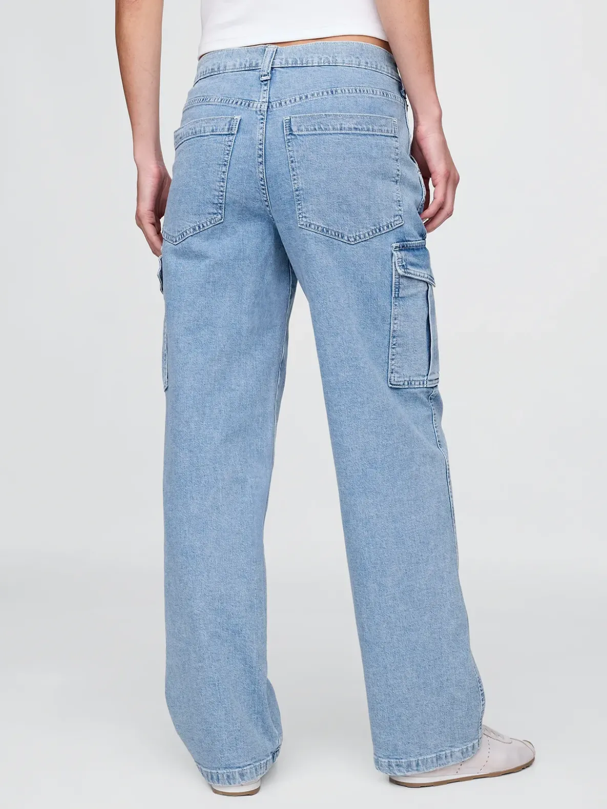 Mid Rise '90s Loose Cargo Jeans