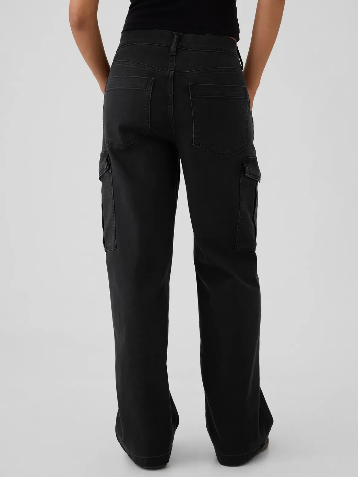 Mid Rise '90s Loose Cargo Jeans