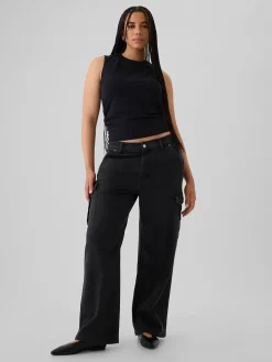 Mid Rise '90s Loose Cargo Jeans