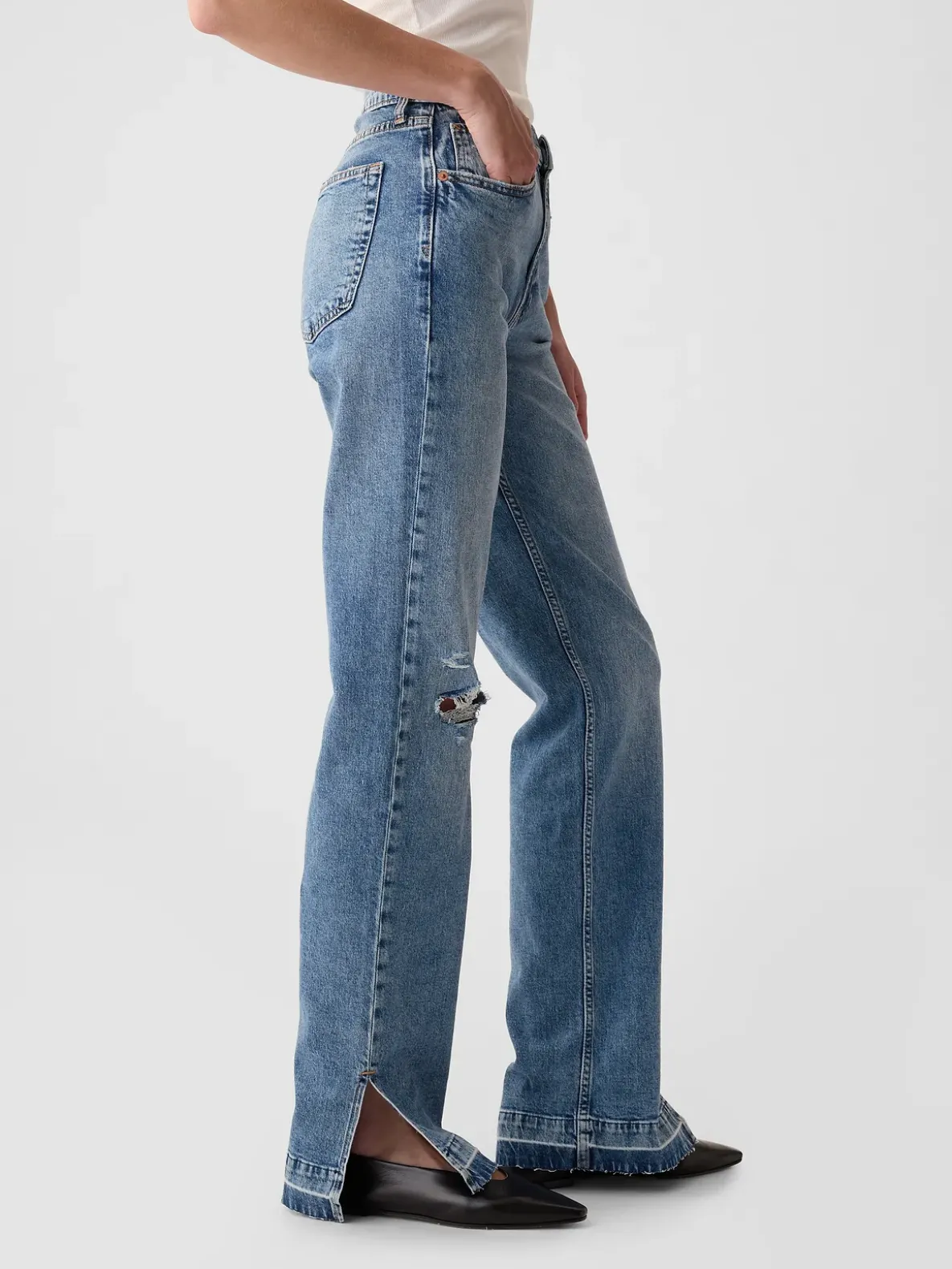 Mid Rise '90s Loose Jeans