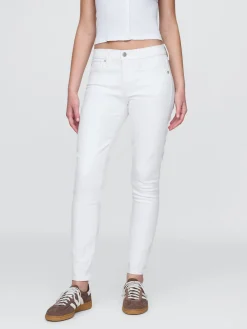 Mid Rise True Skinny Jeans