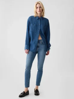 Mid Rise True Skinny Jeans