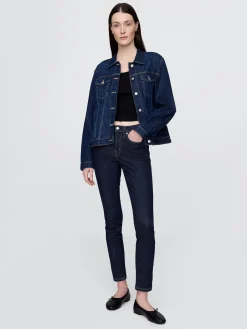 Mid Rise True Skinny Jeans