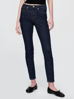 Mid Rise True Skinny Jeans